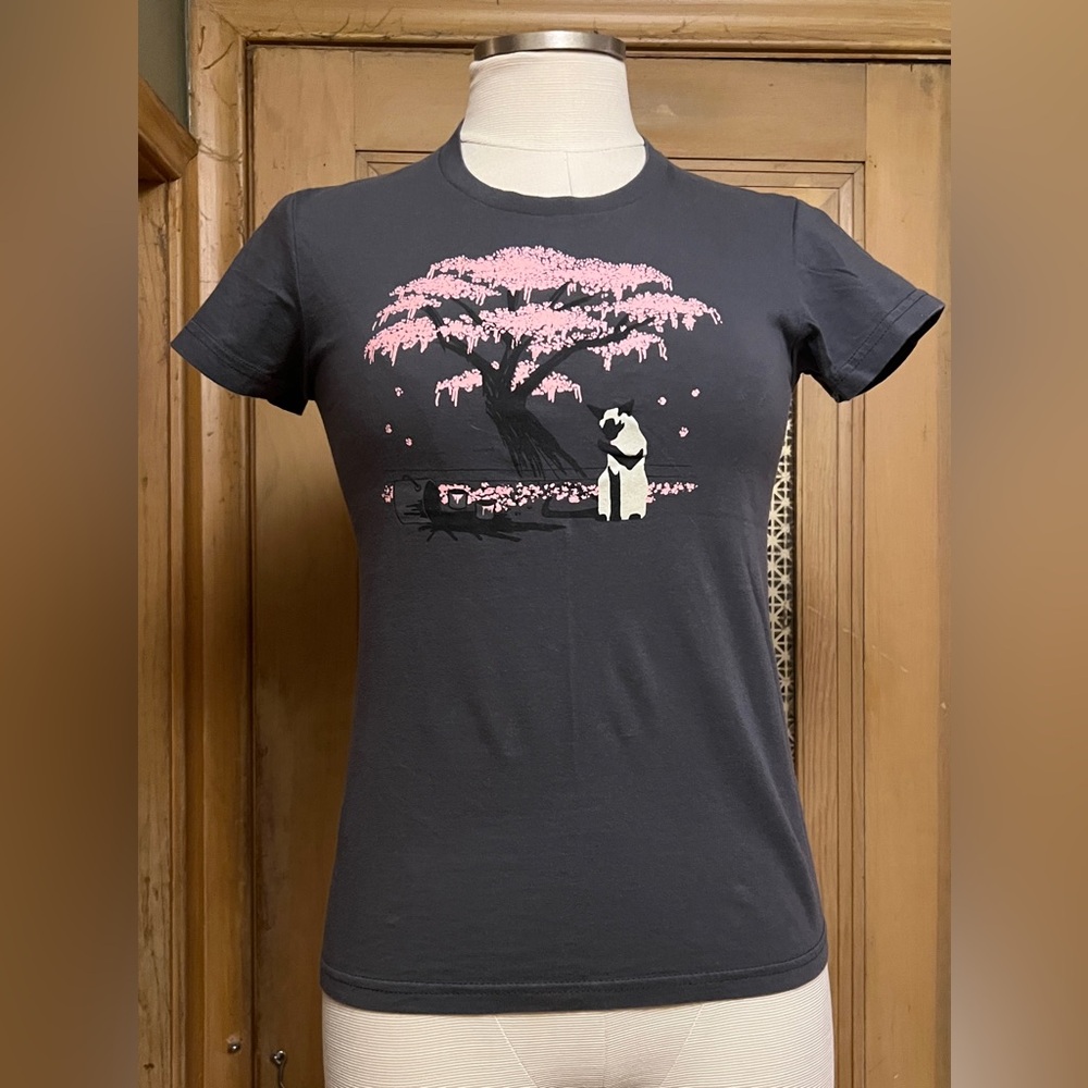 Siamese cat tee by WOOT